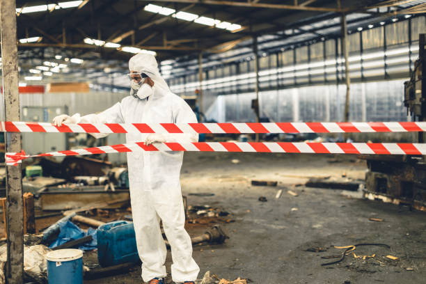 Professional Unattended Death Cleanup technician working in Brookville, NY